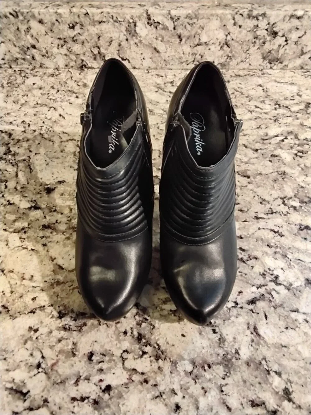Paprika Women's Stiletto Ankle Booties Size 7.5M #342